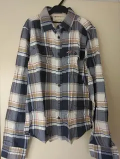 HOLLISTER 長袖シャツLサイズ チェック柄 未使用タグ付き