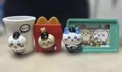 ちいかわ ハッピーセット　マクドナルドコラボグッズ 3点セット　ハチワレ　うさぎ
