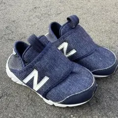 New Balance ネイビー スリッポン スニーカー　14㎝