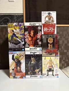 24点 プライズフィギュアまとめ売り NARUTO ベジット 鬼滅の刃 カイドウ H×H ナルト ヒロアカ 刃牙 鬼滅 プライズフィギュア 7体 まとめ売り