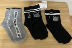 新品・未使用品　エルフィンドール　クルーソックス3足セット 19-22cm