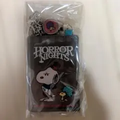 USJ ユニバ ハロウィン スヌーピー リール付きパスケース