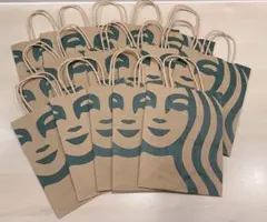 スターバックス ショッパー袋　16枚セットのサムネイル