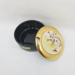 日本製 HINMARK 彫金(Chokin) 蓋付き 小物入れ 陶磁器 - メルカリ