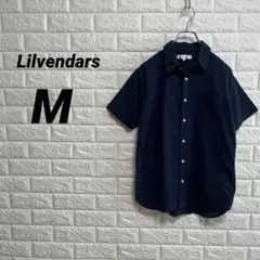 Lilvendars シャツ／トップス　【M】　ネイビー　半袖　無地　メンズ