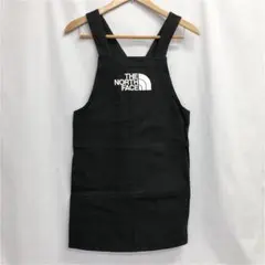 【21】THE NORTH FACE TNFロゴエプロン キッズL 黒 美品