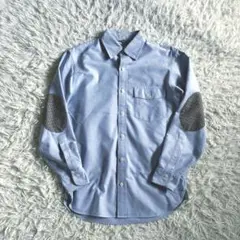 美品！BROOKS BROTHERS エルボーパッチボタンダウンシャツ　サックス