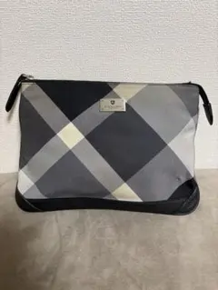 BLACK LABEL CRESTBRIDGE チェック柄 クラッチバッグ