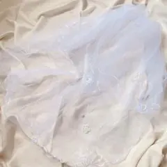 ◆◆ブライダル◆◆ Wedding 純白 パール付き チュール ベール