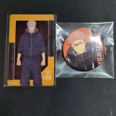 呪術廻戦 ジャンプフェスタ GAREKI 缶バッジ 虎杖悠仁 死滅回遊 カード