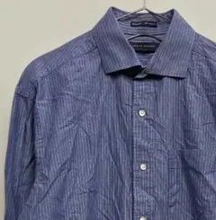 TOMMY HILFIGER ネイビー ストライプシャツ
