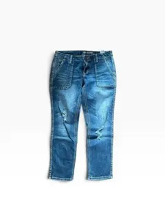 GAP GIRLFRIEND デニムパンツ ダメージ加工のサムネイル