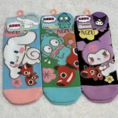 ご当地　【会津限定】　サンリオ　靴下❌3足