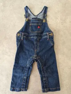 ポロベビー　デニムサロペット