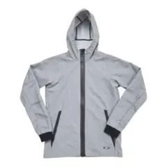 【美品】OAKLEY テック パーカー Y2K ゴープコア グレー ダブルジップ