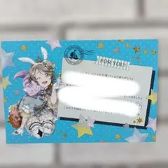 ラブライブ　スクフェス 　メッセージカード 渡辺曜