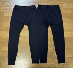 ⭐️ユニクロ　ヒートテックタイツ　コットン　極暖⭐️メンズM ブラック　2枚セット