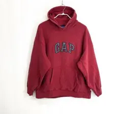 GAP 赤 フード付きパーカー XXL