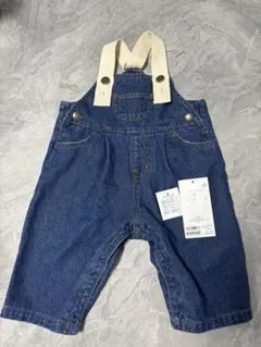 デニム　オーバーオール サロペット　80cm