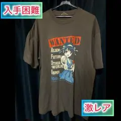 涼宮ハルヒの憂鬱 Tシャツ WANTED SOS団 古着 アニメT XL