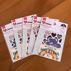 DAISO HALEIWA モバイルステッカー 5点セットのサムネイル