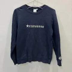 NL51 CONVERSE ネイビー ロゴ入り トレーナー 160のサムネイル