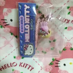 新潟佐渡限定 トキ ハローキティ 根付 2003年 ご当地
