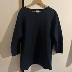 USA製 Champion ロンT 無地 ヘビーウェイト XL ネイビー