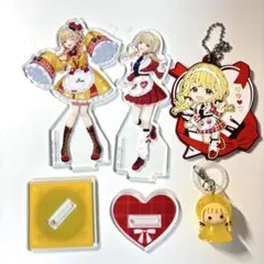 【中古品】1番くじ 学マス 藤田ことね アクリルスタンド2種 +ラバーストラップ