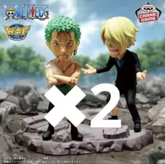 ワンピース ワールドコレクタブルフィギュア ログストーリーズ ゾロ & サンジ