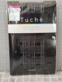 トゥシェ Tuché 色っぽデザイン タイツ スクエア チェック グンゼ グレー