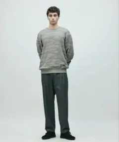 GAKKIN×BUDSPOOL LINEN WOOL TUCK TROUSERS - メルカリ