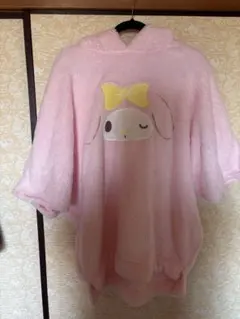 ウサギ耳フード付きルームウェア ピンクマイメロちゃん