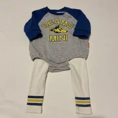 BEAMS MINI ビームスミニ タイツ付き ベビーロンパース 80