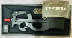 東京マルイ P-90+ 電動ガン（美品）　希少:MAG製マガジン2本付きのサムネイル