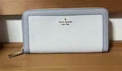 レナ カラーブロック ラージ コンチネンタル ウォレット　グレー系