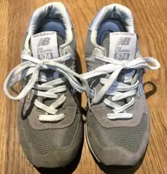 超美品 New Balance ML574 スニーカー グレー 24.5cm