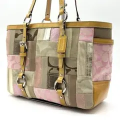 COACH ハンドバッグ デニムパッチワーク トートバッグ 12217 y2k