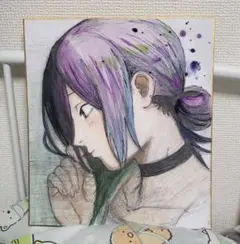 レゼ チェンソーマン 手描きイラスト 横顔