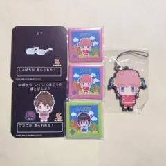 【銀魂】神楽 ドットタウン ラバスト 缶バッジ コースター