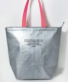 topologie シルバーエコバッグ Konbini Bag ストラップ付き - メルカリ