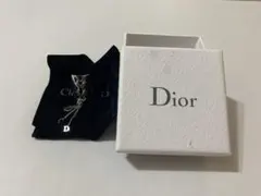 希少✨ディオール ピンブローチ シルバー ロゴチャーム 揺れるデザイン