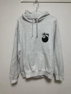 Stussy 8ボール グレー パーカー XLサイズ - メルカリ