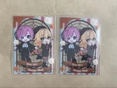 にじさんじ ポップコーンPARTY クリアカード 夕陽リリ&家長むぎ
