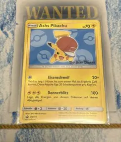 ポケモンカード Ashs Pikachu ピカチュウ ドイツ語のサムネイル