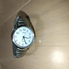 TIMEX タイメックス Easy Reader シルバー 蛇腹 腕時計のサムネイル