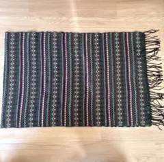 幾何学模様　ノルディック柄　ストール　【お店でクリーニング済み！】