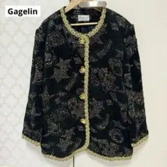 ヴィンテージ バリー ラメニット カーディガン ビーズ刺繍 40 - メルカリ
