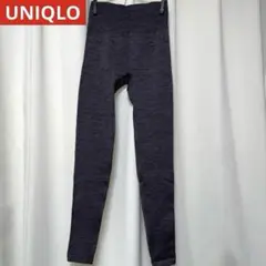【ユニクロ】 ヒートテック シームレス レギンス グレー S