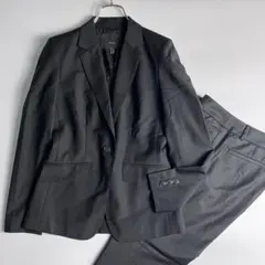 美品　ICB アイシービー　ウール　ジャケット　パンツ　セット　黒　S〜M